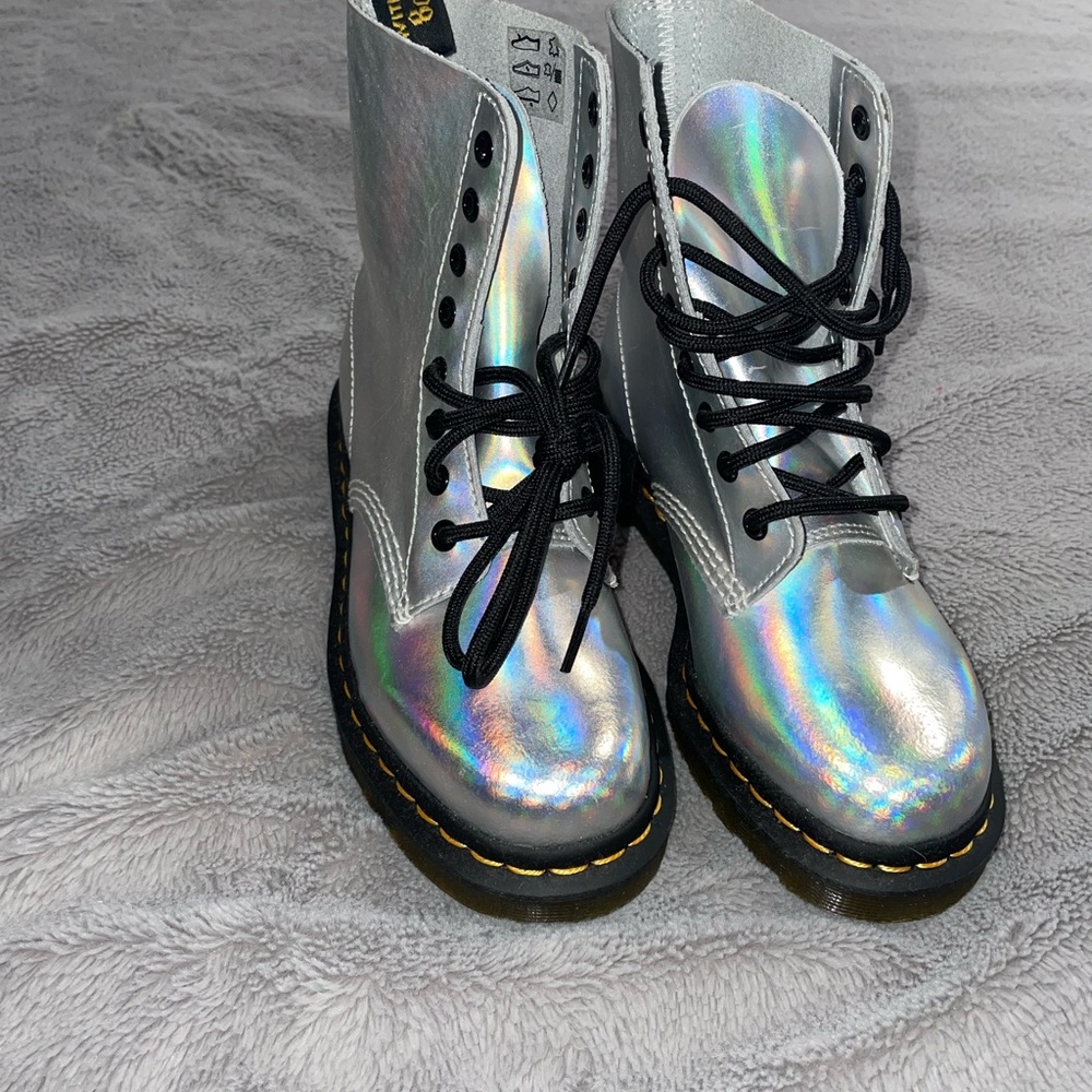 Iridescent Doc Martens, Size 6
